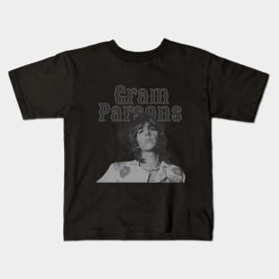 Gram Parsons // Illustrations Kids T-Shirt